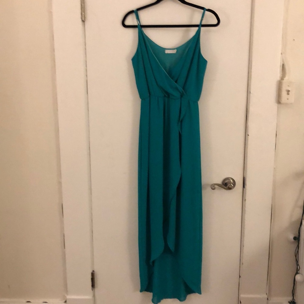 LUSH Teal evening dress (medium)